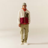 Stranger Regular Fit Color-Block Fleece Jacket