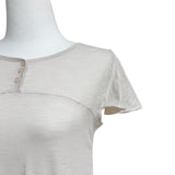 (3color) Soft Flare Slub Short Sleeve Tee
