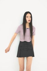 リボンプリーツスカート