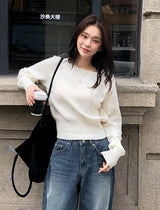 OB Daily Boat Neck Slim Knit (6color)