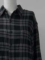 ルーズギリンチェックシャツ (unisex)