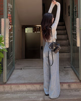 Yuko Tencel denim pants