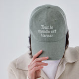 TMV Lettering Ball Cap / Pigment Khaki
