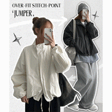 Denco Stitch String High-Neck Jumper