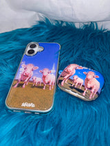 Furry Friends airpods case_Cow