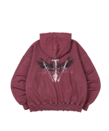 P. valiant piercer hood _ Solid pink 