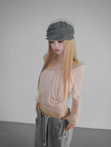 napoleon ruched hat 