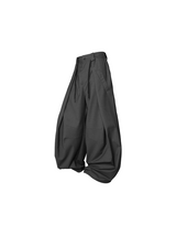 RELABEL Element of Time (cont'd) Pleated Double-waisted, Draped Scimitar-contoured Suit Trousers