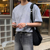 LMN サンディピグメントオーバーサイズフィット半袖Tシャツ (5 colors)