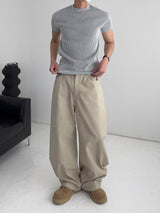 PD Ribbed Muscle Fit Short Sleeve T-Shirt (3C)