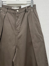 CURVED TUCK BALLOON PANTS (2C)