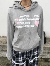 Kiki Love Lettering Hoodie (3c)