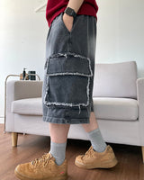インディバミューダカーゴデニムパンツ