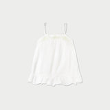 Romantic slip dress_ivory