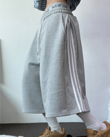 SIDE PINTUCK TRACK BALLOON BERMUDA PANTS ❤🤎🖤🩶🩷6COLOR