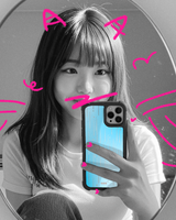 【MADE】 Star Shower(blue) glass Mirror bumper case