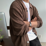 ハイパーヲッシュドハチカラニットカーディガン