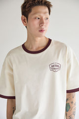 パターンラインリンガーTシャツ
