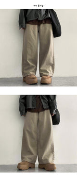 Cl Basic cotton wide pants