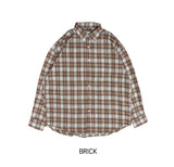 Everyday See-through Overfit Check Shirt