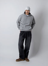 CALF GRAPHIC DENIM PANTS_black