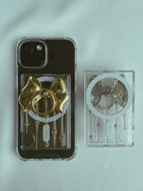Metal Ribbon Finger Ring Tok Magsafe Card wallet Grip Tok
