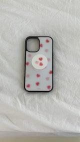 loveberry glass bumper case (pink)