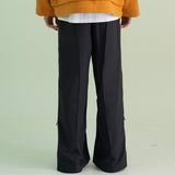 Nylon Span 4 Way Zip Pants - NAVY
