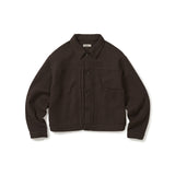 Weave trucker jacket / Brown