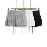Tokyo Mina Balloon Pleated Banding Shorts 231848985