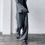 Retro-Tone Cropped Jacket & Wide-Legs