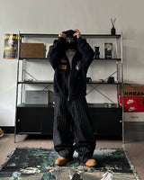 DP Benz patch hood zip-up (2C)