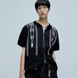navajo ブークレニットカーディガン black