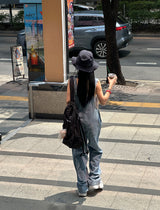 Patch strap safari hat