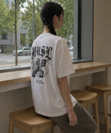 ゴシッククロスオーバーフィットTシャツ-4COLOR