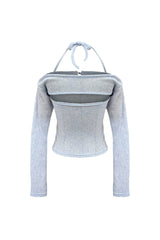 MANON OFF-SHOULDER SET / SKY BLUE