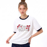 ピュア リボン カリ リンガー Tシャツ (2color)