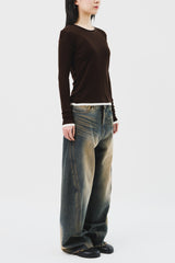 (W) Bene Dobule Top (5color)