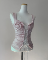 Erdam Lace Corset Top (light pink)