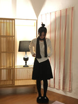 hei pleats midi skirt (2color)