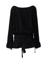 chic loose belted strap knit (3color)