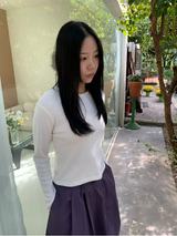 ベイパーアンゴラクロップTシャツ（3c）