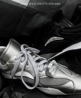 スチールエッジスティレットスニーカー (2color)