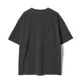 Untitled Gihahak ロゴ ピグメントウォッシュ ショートスリーブ Black