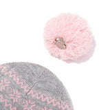 TROLLS JACQUARD ニットポンポンビーニー - MELANGE GRAY