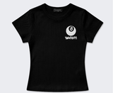 ストレッチコットンスリムショートスリーブTシャツ ブラック