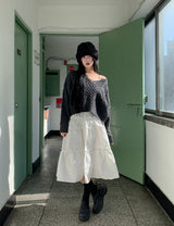 Hush Frill Tiered Long Skirt