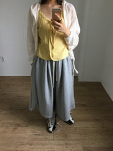 ウィローフードカーディガン  (3color)