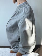 KIDDY RING POINT FRONT PLEAT BALLOON PANTS💙🩶🖤 - 3 COLORS
