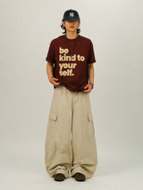 KEY Cargo Wide Balloon Pants